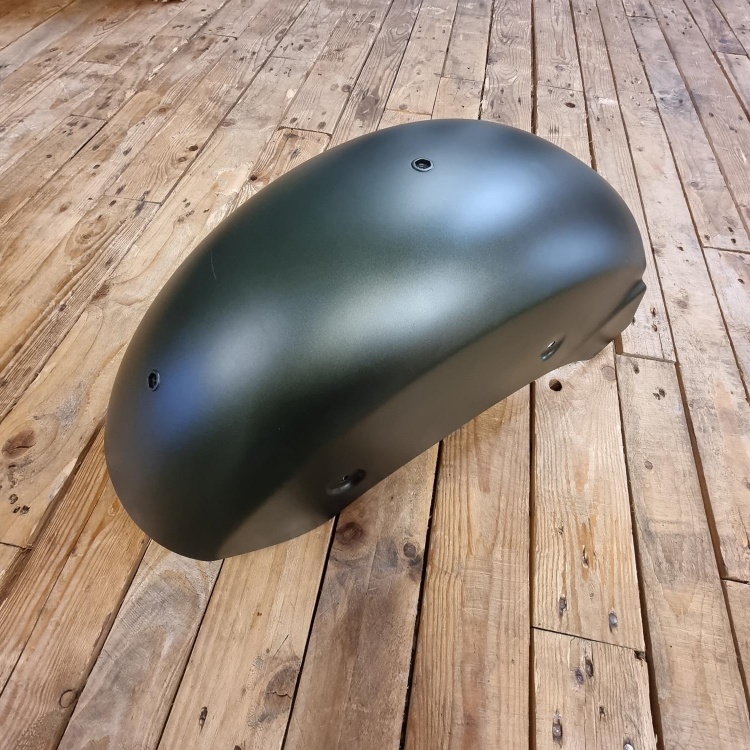 Indian Chief Dark Horse Sagebrush Smoke Rear Fender - marked